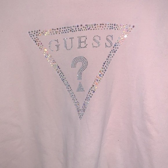 Baby pink guess crewneck 💎💗 - Picture 2 of 2